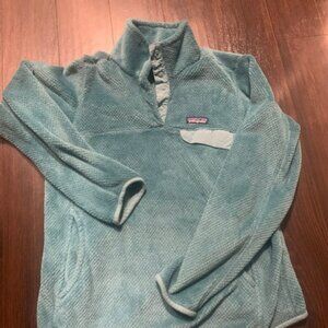 Patagonia Women’s Re-Tool Snap-T® Fleece Pullover – Aqua Blue